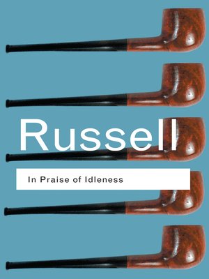 cover image of In Praise of Idleness